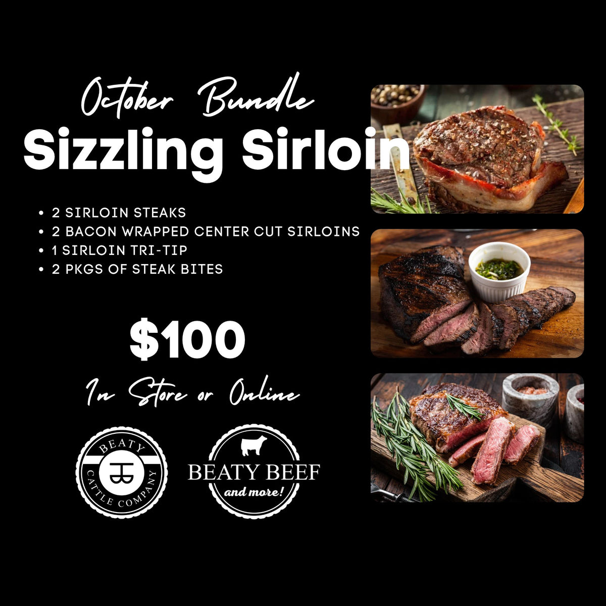 October Bundle - Sizzling Sirloin Bundle
