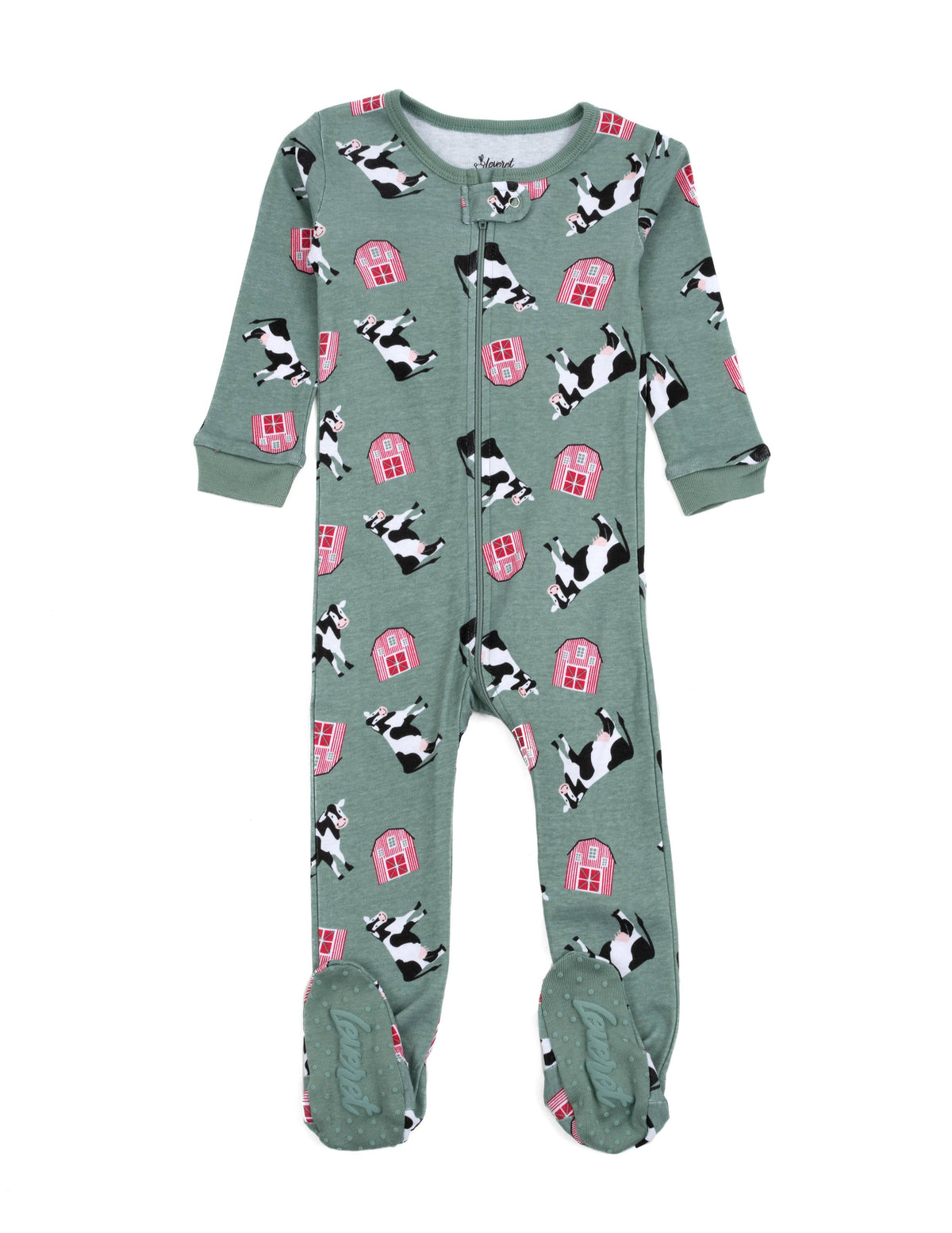 Baby Footed Cotton Pajama Print: CAMOUFLAGE, 6-12 Month