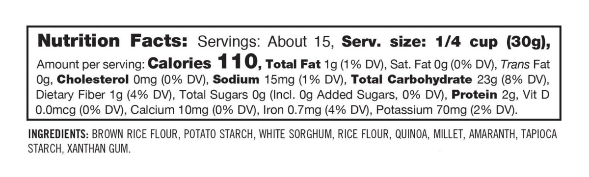 Gluten-Free All Purpose Baking Mix