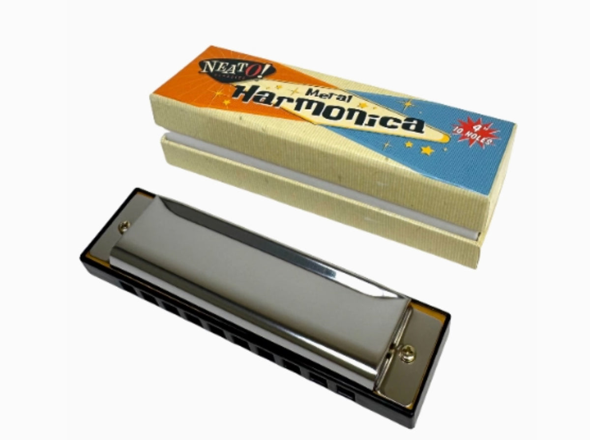 Neato! 4" Metal Harmonica