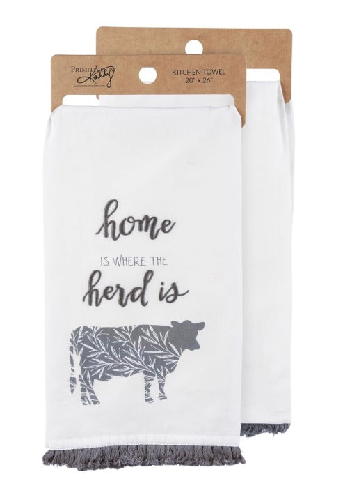 Where The Herd Is Towel