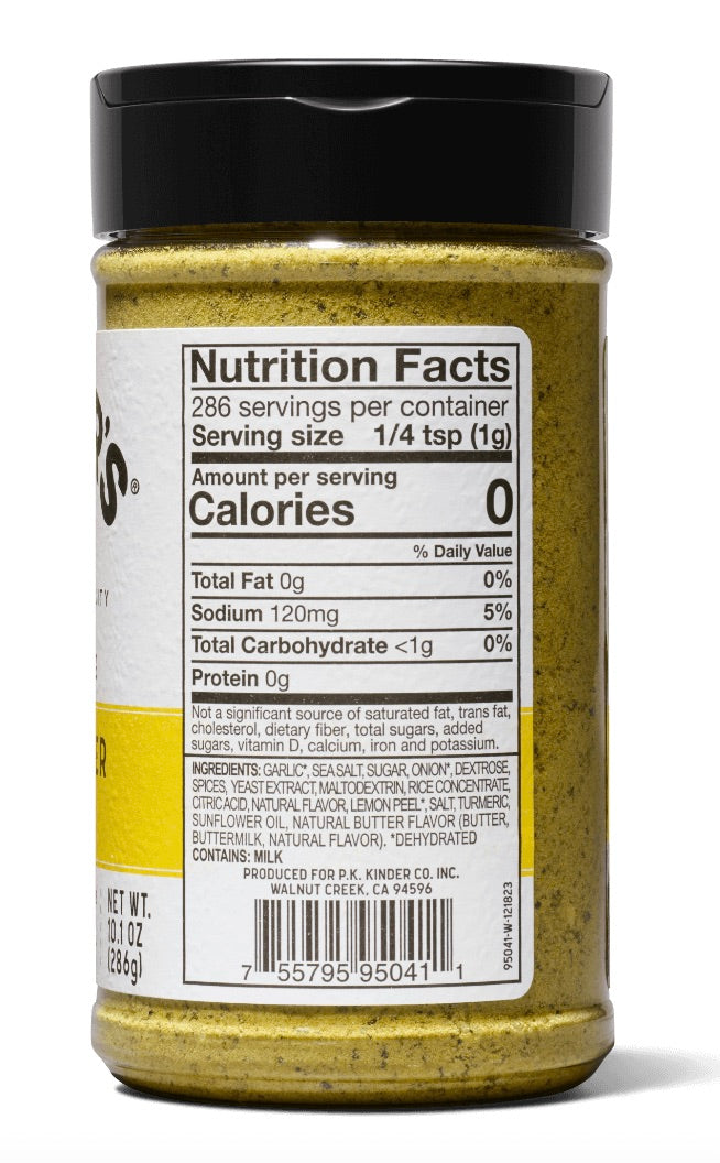 Lemon Butter Garlic Seasoning