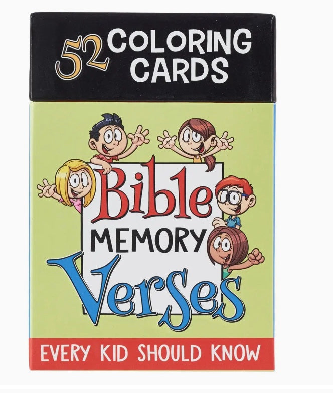 52 Bible Verse Coloring Cards
