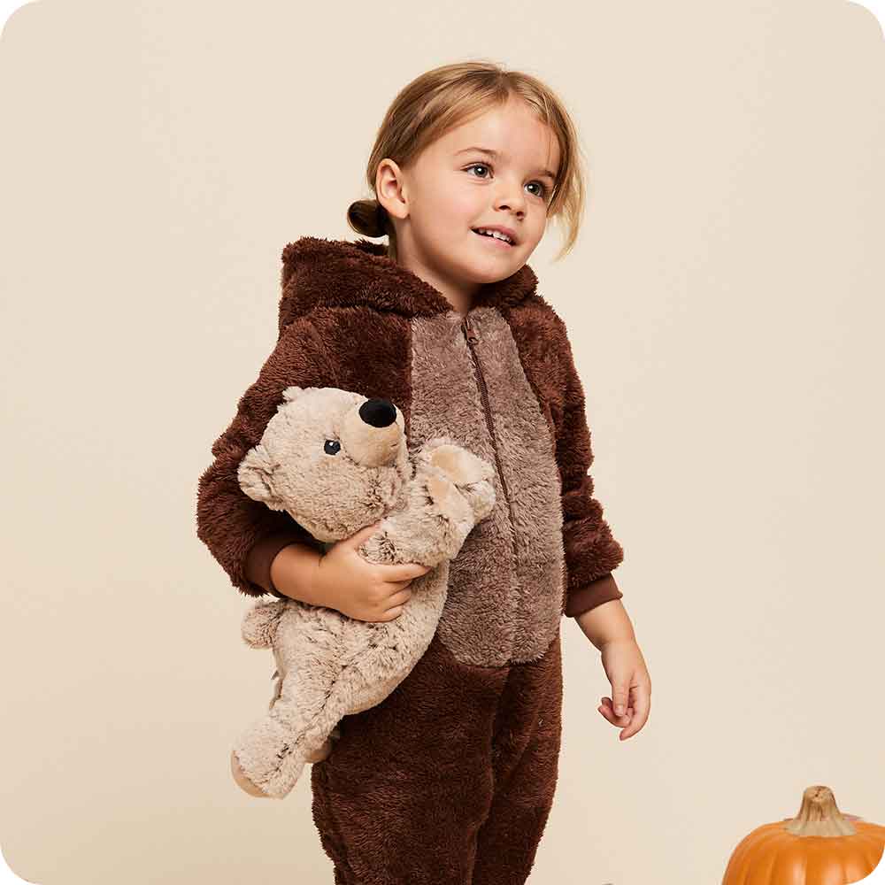 Brown Bear Warmies (Laying Down)
