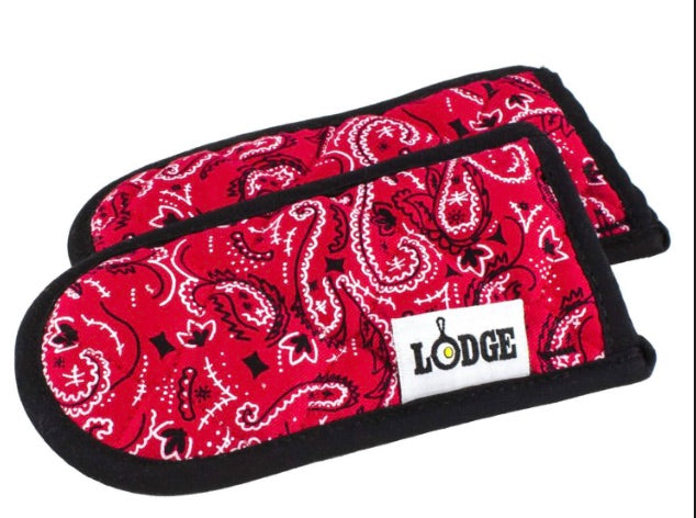 Red Bandana Hot Handle Holders