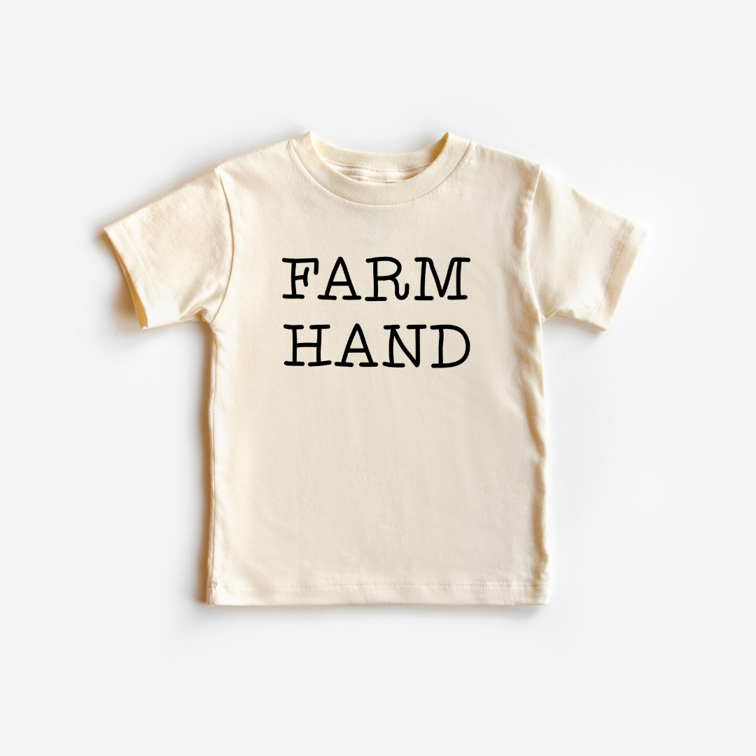 Farm Hand | 100% Cotton Baby Bodysuit or Tee: 12m tee