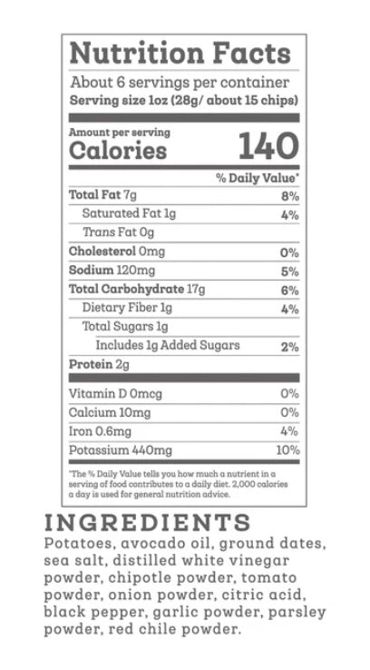 Chipotle BBQ Kettle Cooked Chips