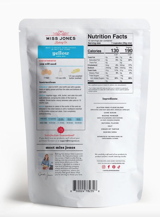 Gluten Free Yellow Cake Mix
