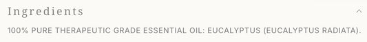 Eucalyptus Essential Oil---10 ml