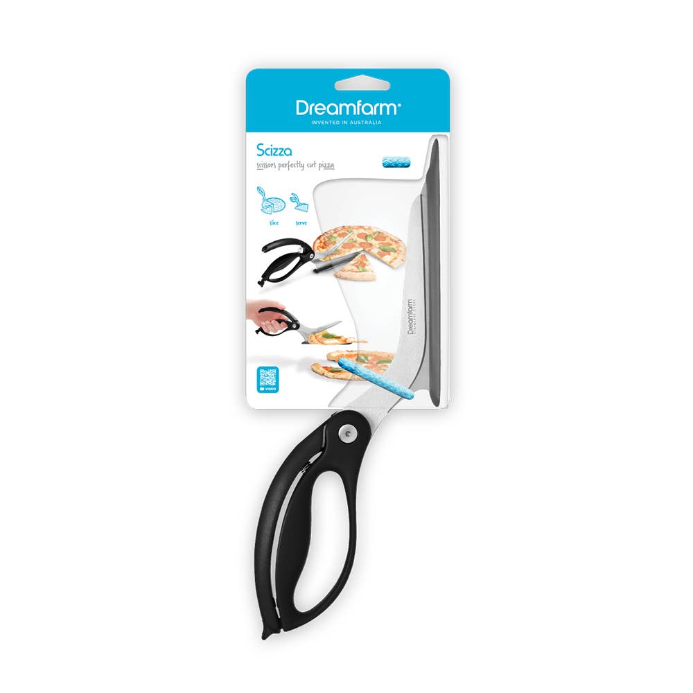 Scizza® - Slice & Serve Pizza Scissors: Black
