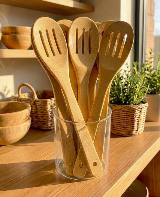 Bamboo Slotted Spoon