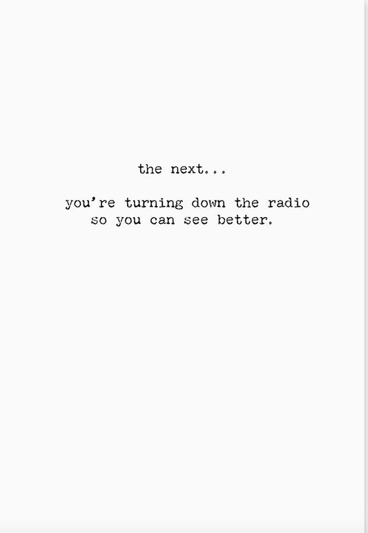 One Minute Greeting Card