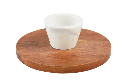 Reversible Chip & Dip/Cake Pedestal Server