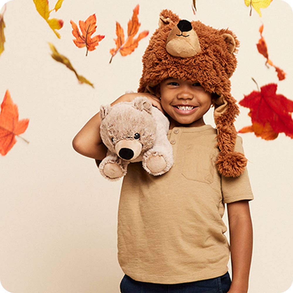 Brown Bear Warmies (Laying Down)