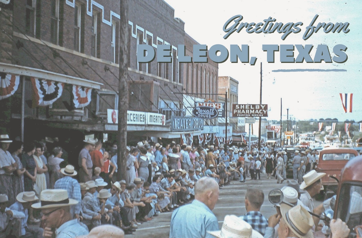 Downtown Peach & Melon Postcard
