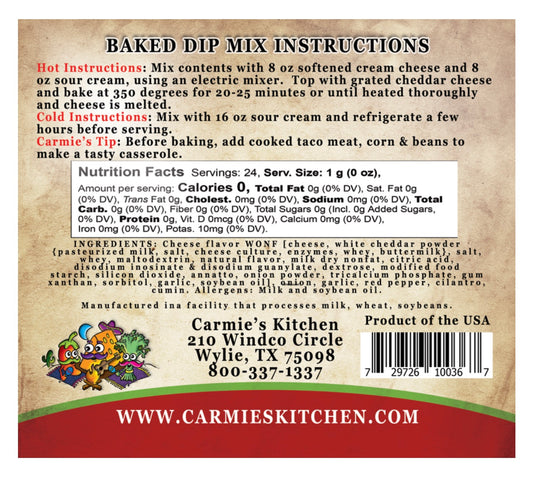Baked Enchilada Dip Mix