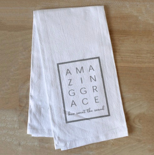 Amazing Grace Flour Sack Towel