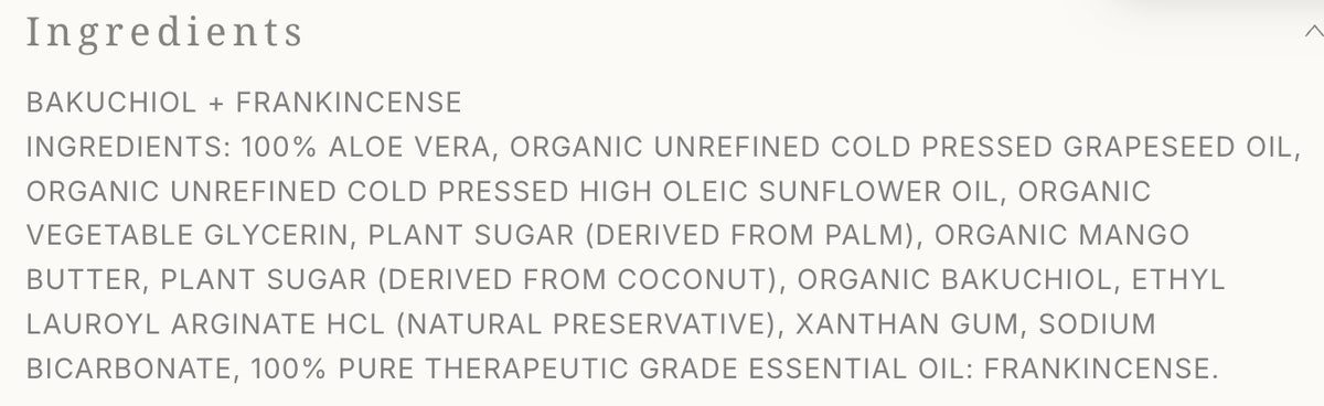 Bakuchiol + Frankincense Body Lotion