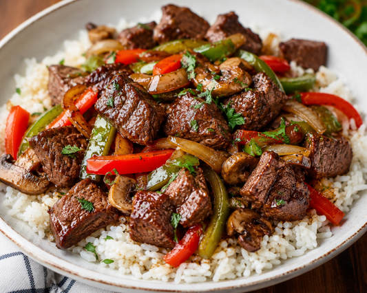 August 2026 Recipe of the Month - 20-Minute Steak Bites & Veggie Skillet