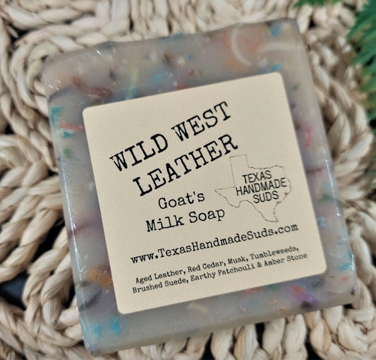 Goats Milk Soap - Wild West Leather