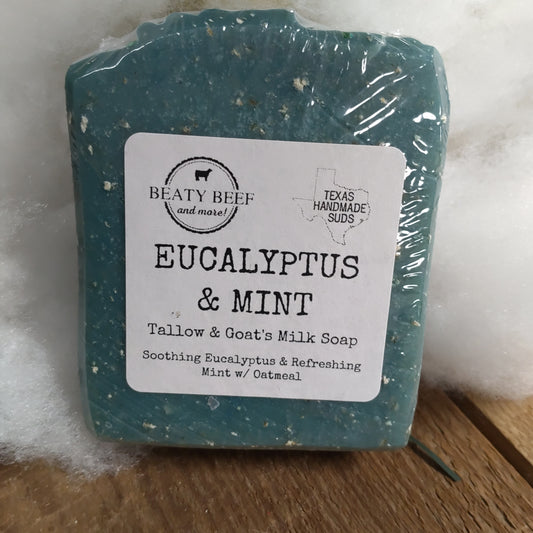 Eucalyptus & Mint Tallow & Goat's Milk Soap