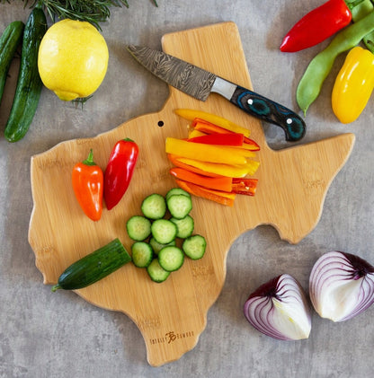 Texas Cutting Board with Artwork