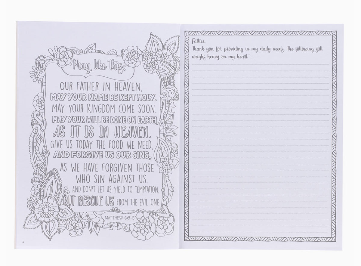 My Coloring Prayer Journal for Adults