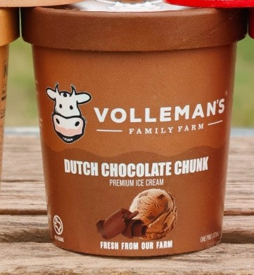 Volleman's Dutch Chocolate Chunk Ice Cream