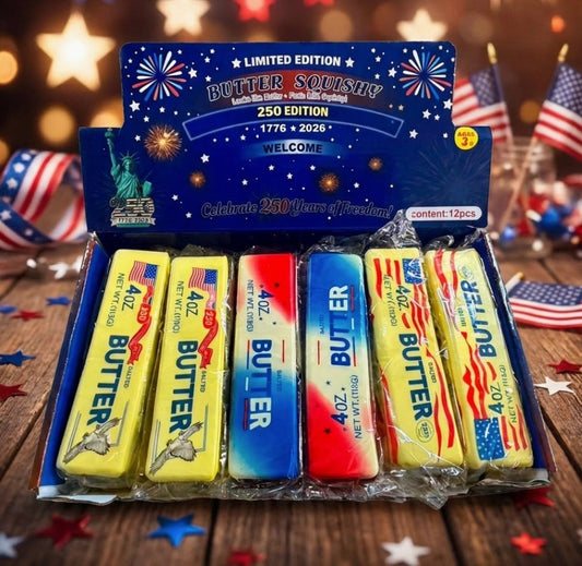 Patriotic Butter Squishies