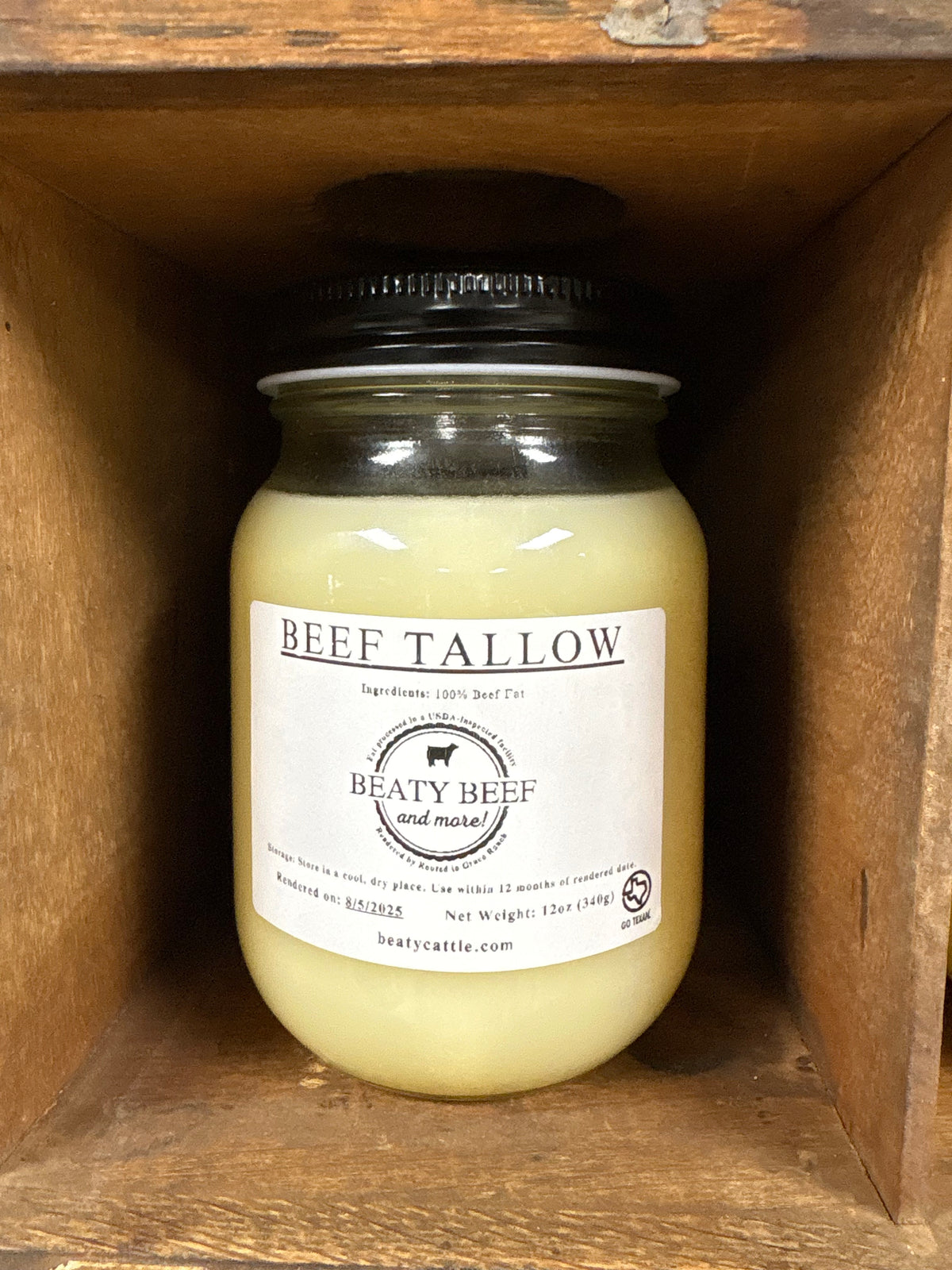 Beef Tallow 12 Oz.