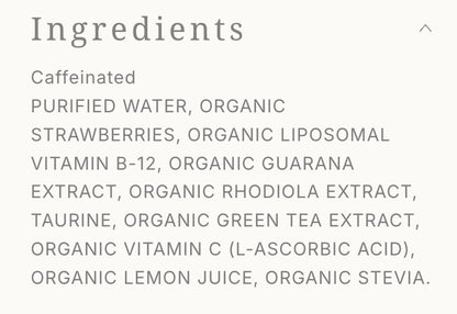 Vitality Energy Support---Caffeinated