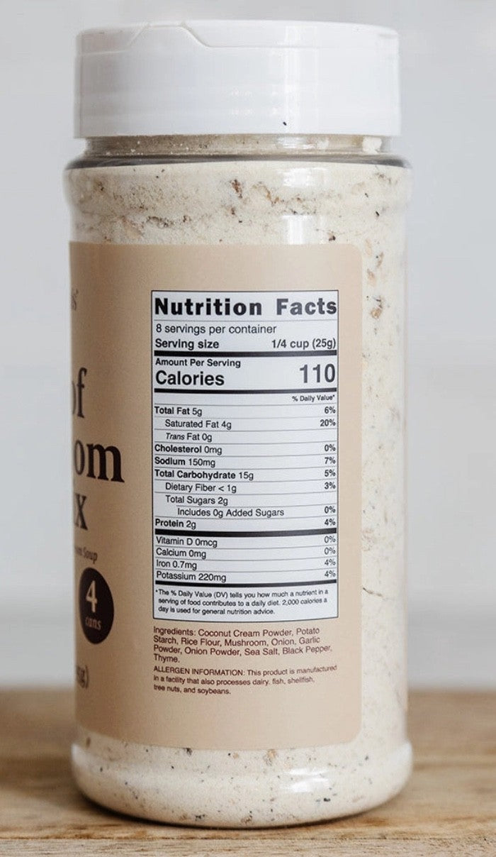 Clean Monday Meals - Cream of Mushroom Soup Mix