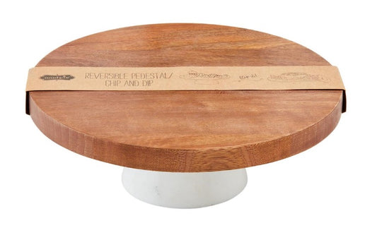 Reversible Chip & Dip/Cake Pedestal Server