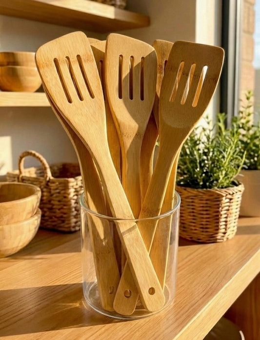 Bamboo Slotted Spatula
