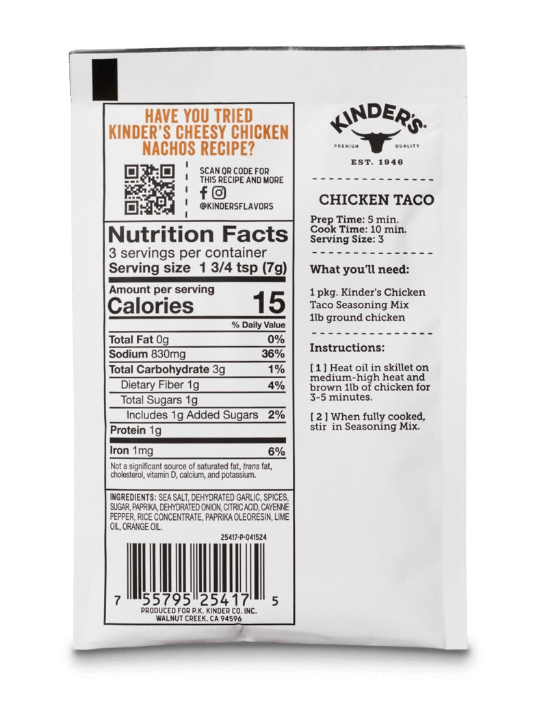 Chicken Taco Mexican Seasoning