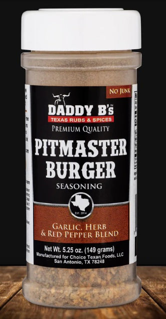 Daddy B's Pitmaster Burger Seasoning