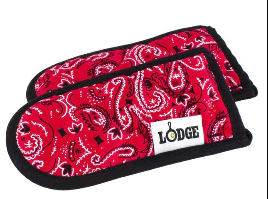 Red Bandana Hot Handle Holders