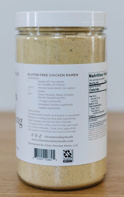 Clean Monday Meals - Chicken Ramen Seasoning Mix