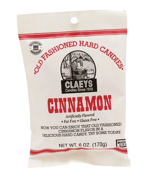 Claey's Old Fashioned Hard Candies, 6 oz. Bag---Cinnamon