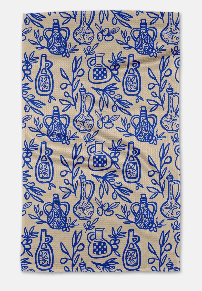 Mediterranean Pour Tea Towel