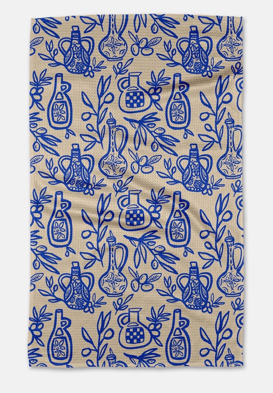 Mediterranean Pour Tea Towel