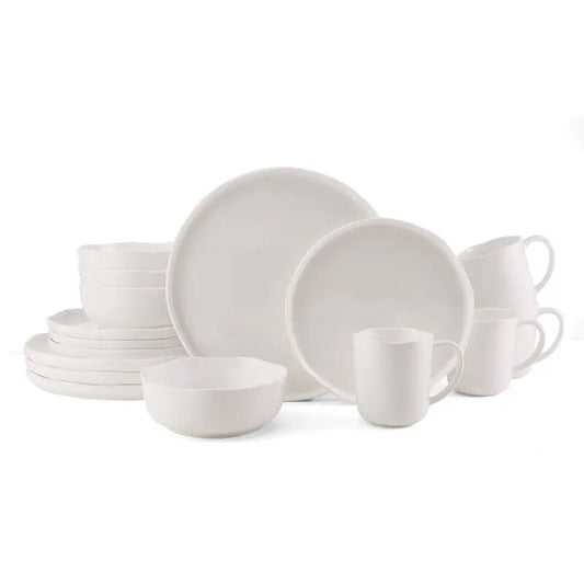Mikasa Adelaide White Dishes---4 piece place setting