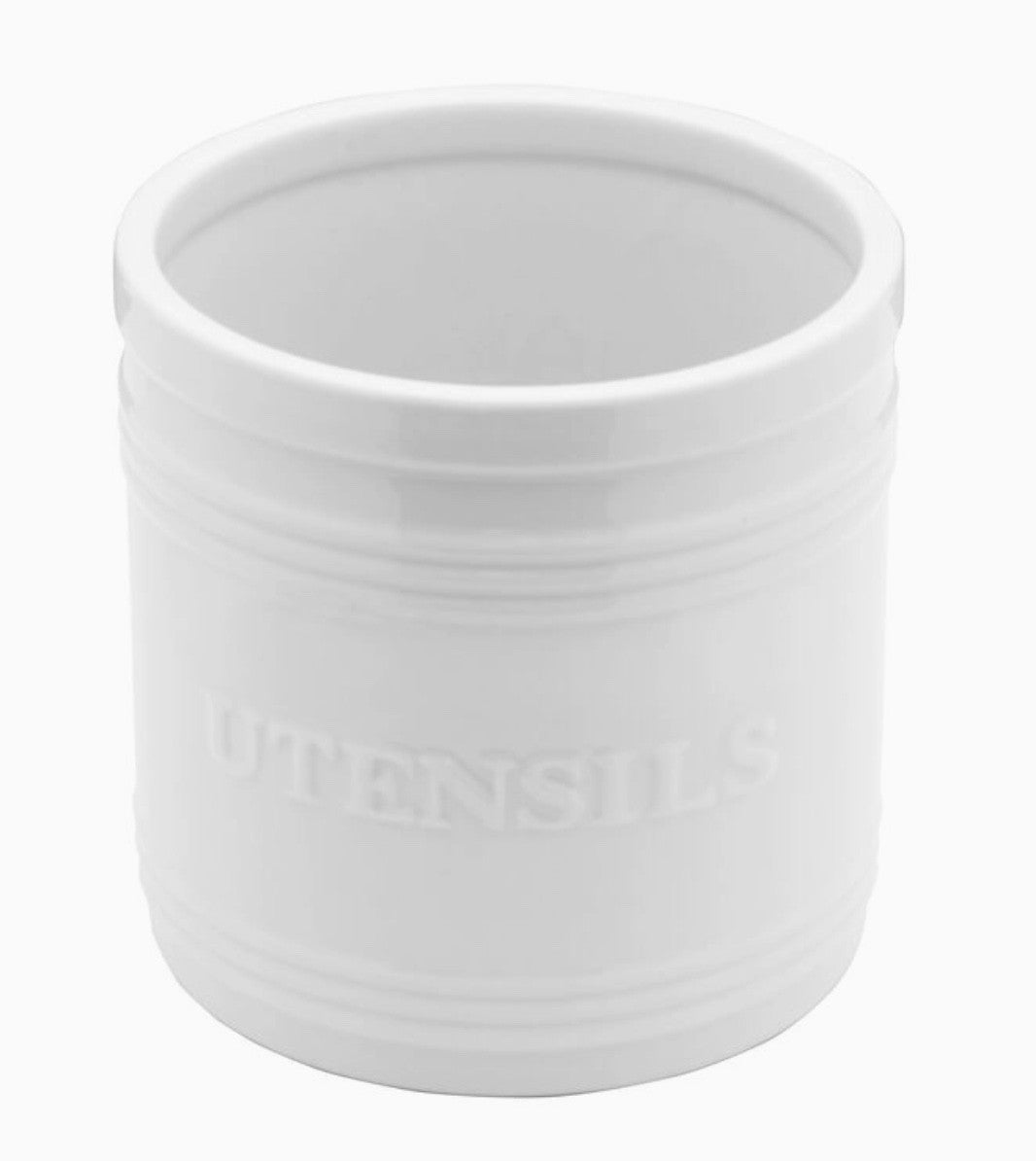 Everyday White Utensil Crock
