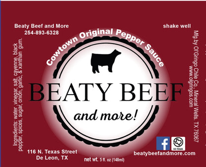 Cowtown Original Pepper Sauce