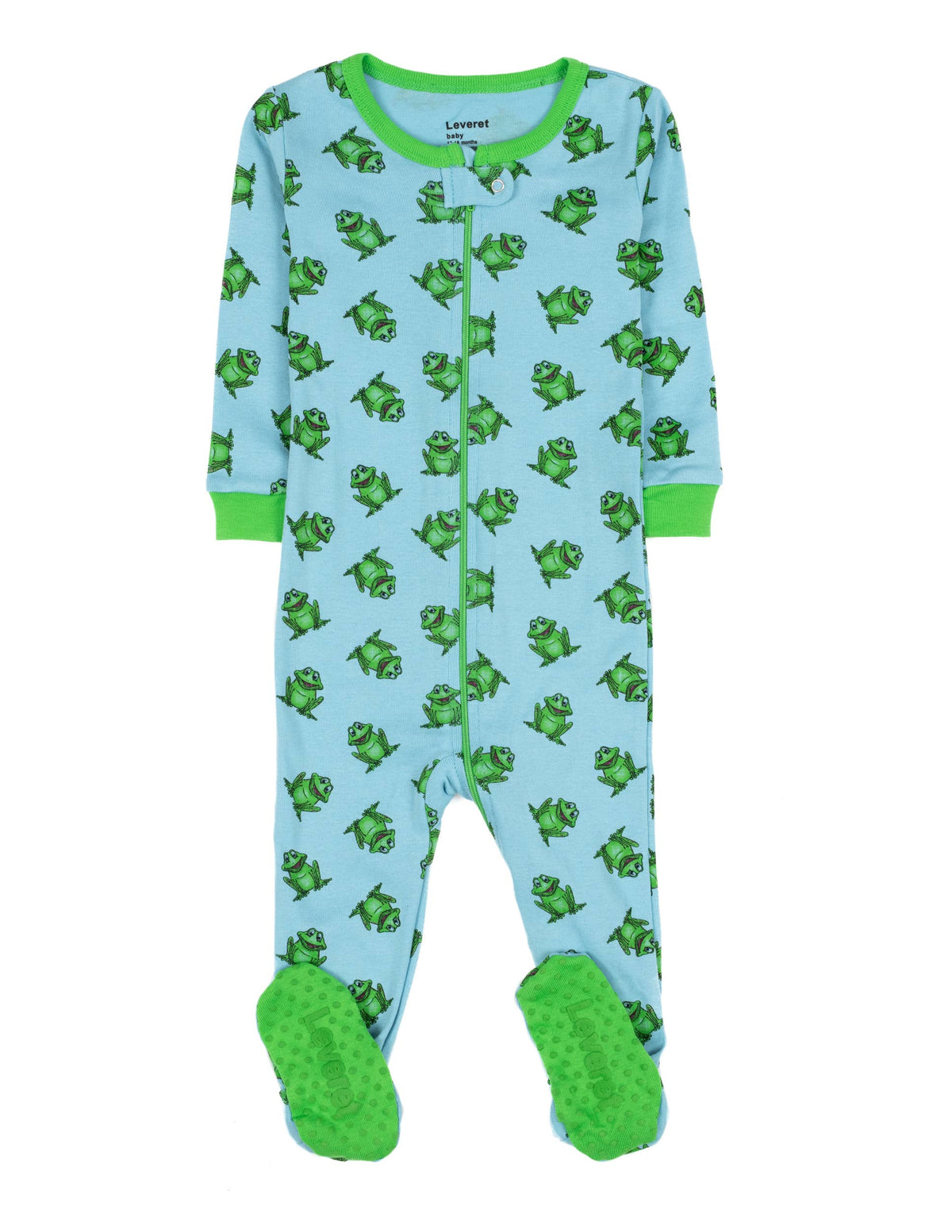 Baby Footed Cotton Pajama Print: CAMOUFLAGE, 3-6 Month