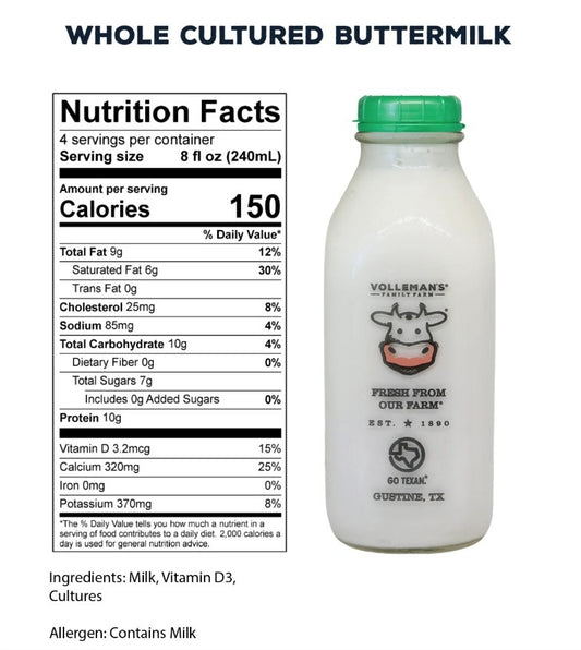 Volleman's Buttermilk - Qt
