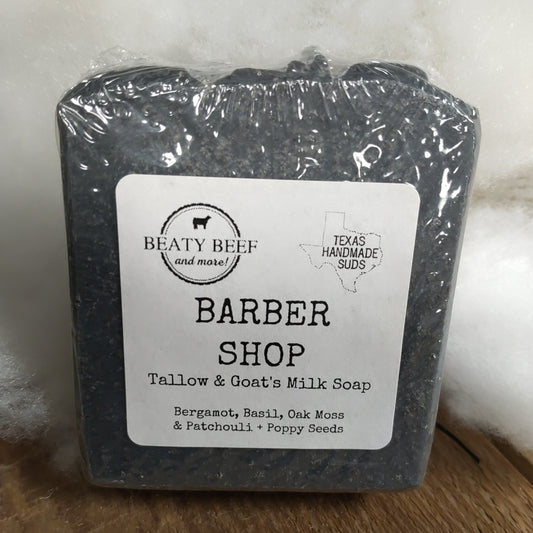 Barber Shop Tallow & Goat's Milk Soap