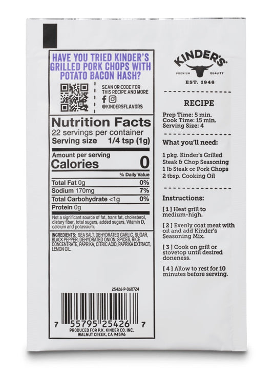 Grilled Steak/Chop Grilling Seasoning
