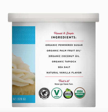 Organic Vanilla Butttercream Frosting