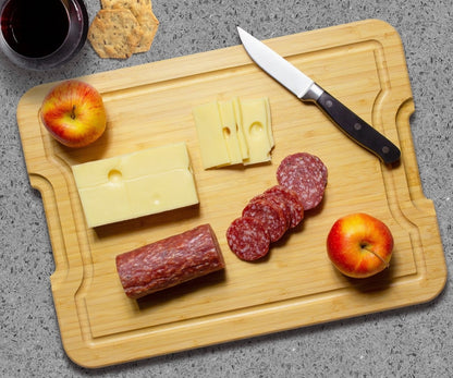 Flip, Serve, & Store Rectangle Charcuterie Board with Locking Lid